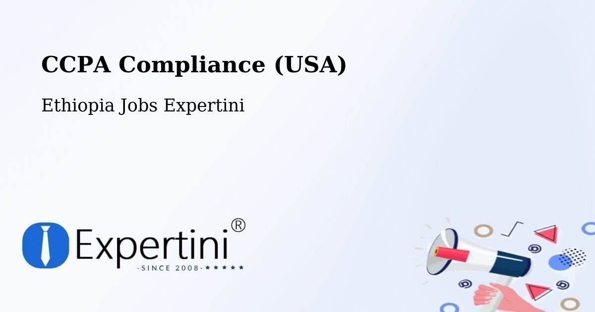 CCPA Privacy Rights & Compliance Notice – Sebeta - Ethiopia Jobs Expertini